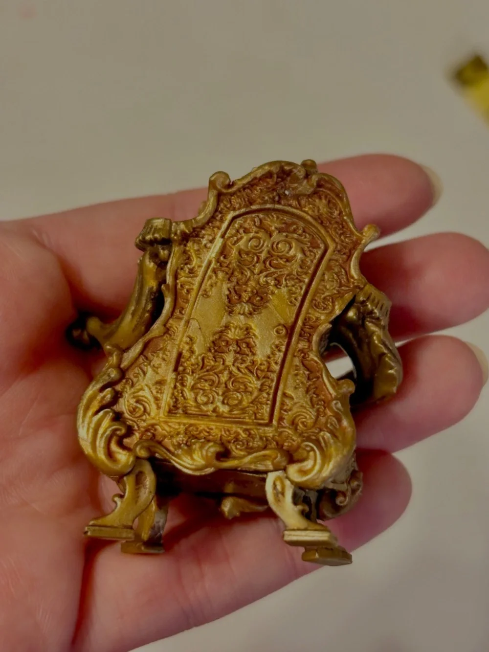Disney Beauty and the Beast Set of 3 Figures Cale Toppers Belle Beast Cogsworth